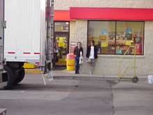 Larry,Jesse at a truck stop